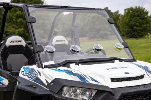 Polaris RZR XP 1000 EPS Fox Edition Full Windshield - Rough Country - Vented, Scratch Resistant - 2015